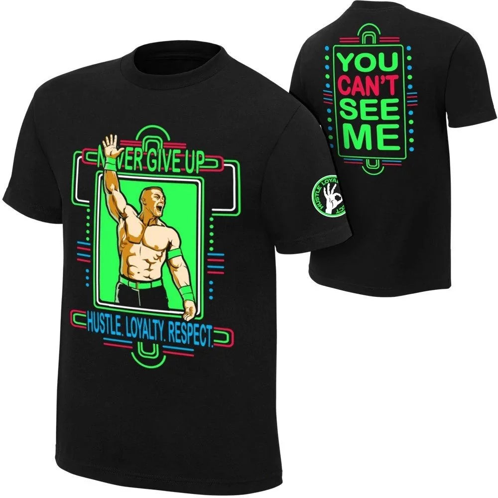 Neon Green Boys Costume T-shirt Hat Wristbands R2795
