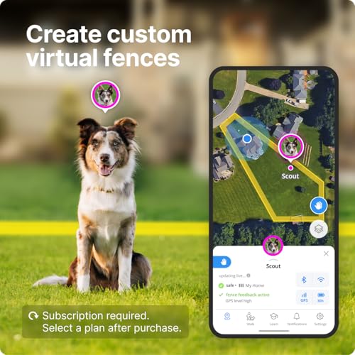 GPS Wireless Dog Fence & Training Collar with Tracker, Waterproof L61253
