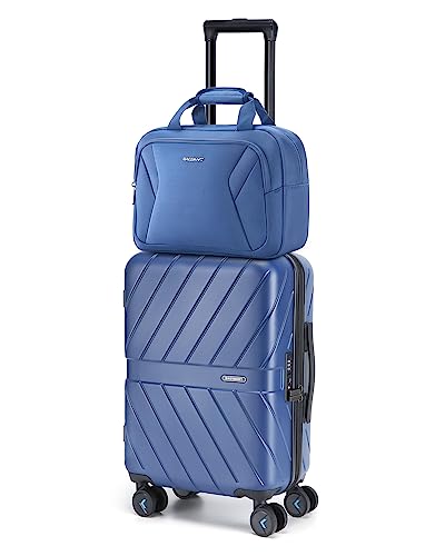 Carry On Luggage 22x14x9 with TSA Lock, Hardside Spinner Suitcase 20 Inch J7440