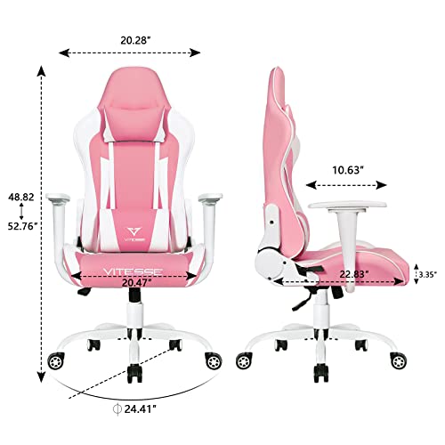 Gaming Chair High Back Ergonomic Racing Desk with Lumbar Support and Headrest C983