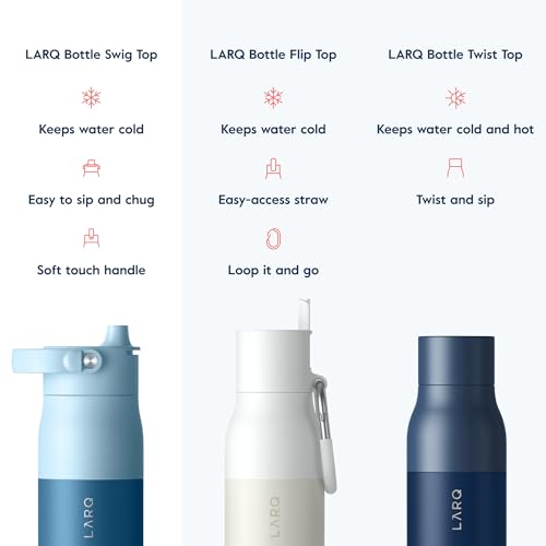 Insulated Stainless Steel Water Bottle with Silicone Handle, 34oz Z278258