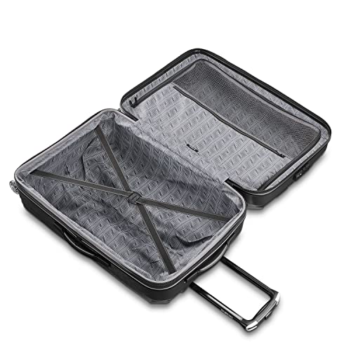 Hardside Expandable Carry-On Luggage with Spinner Wheels, Black, 20-Inch O253