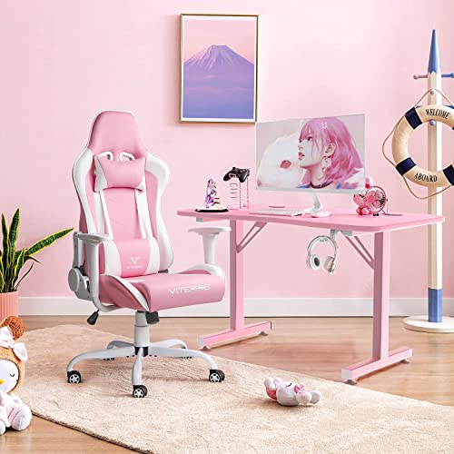 Gaming Chair High Back Ergonomic Racing Desk with Lumbar Support and Headrest C983