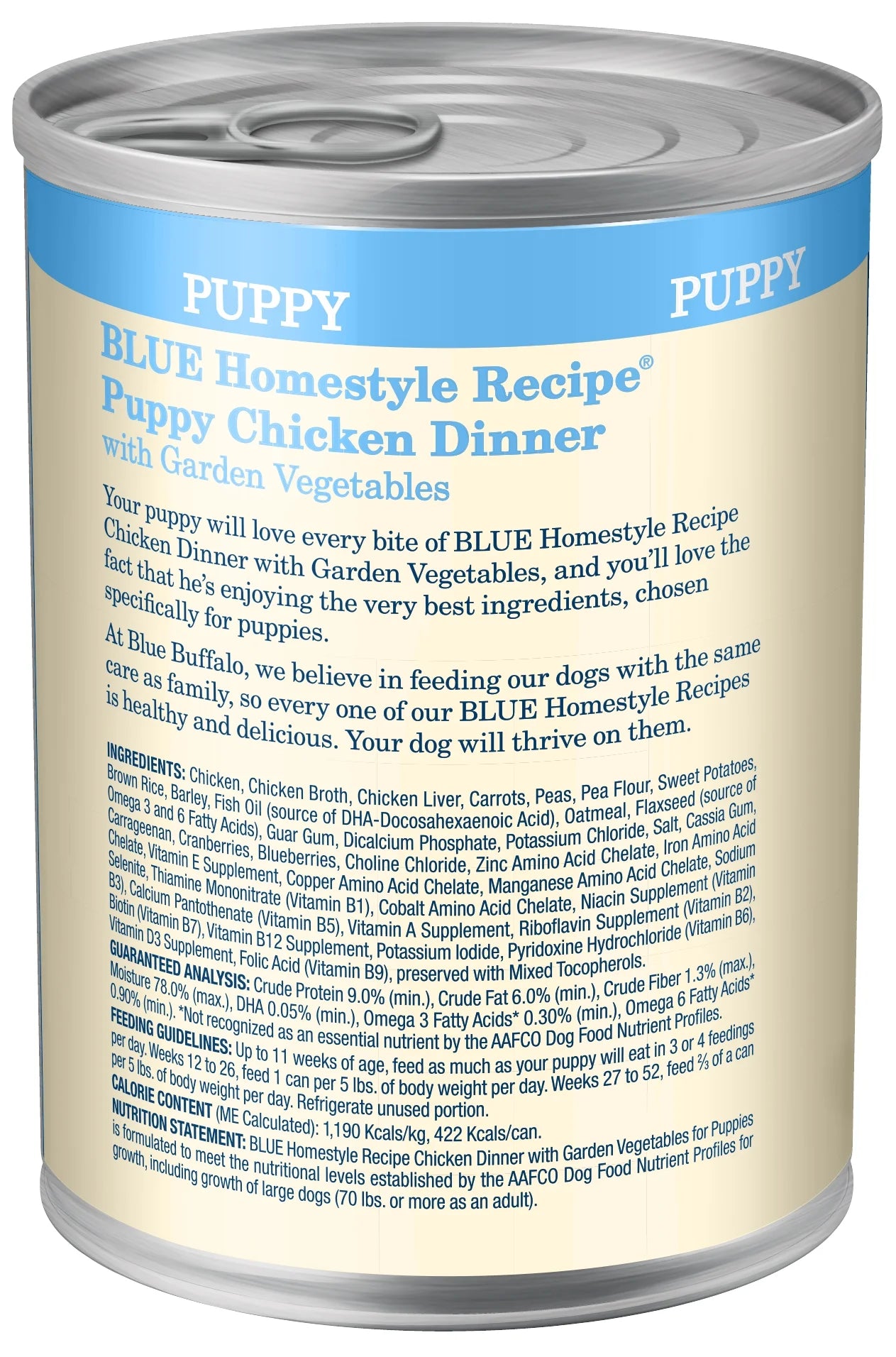 Natural Puppy Wet Dog Food, Chicken, 12.5-oz Can (Pack of 12) X32010