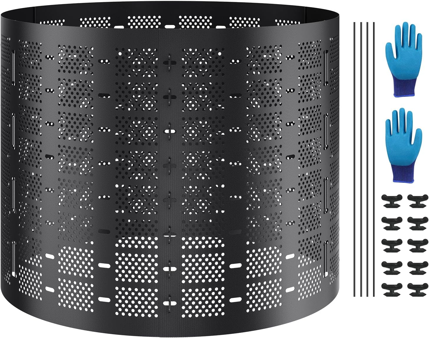 Compost Bin 220 Gallon, Outdoor Expandable Composter C188512