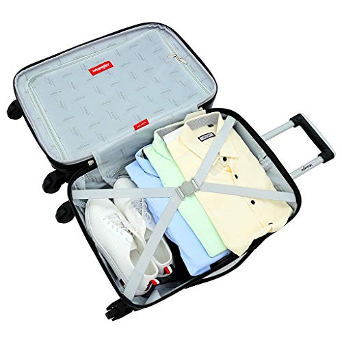 Smart Luggage Set with Cup Holder and USB Port, 20-Inch Carry-On D90568