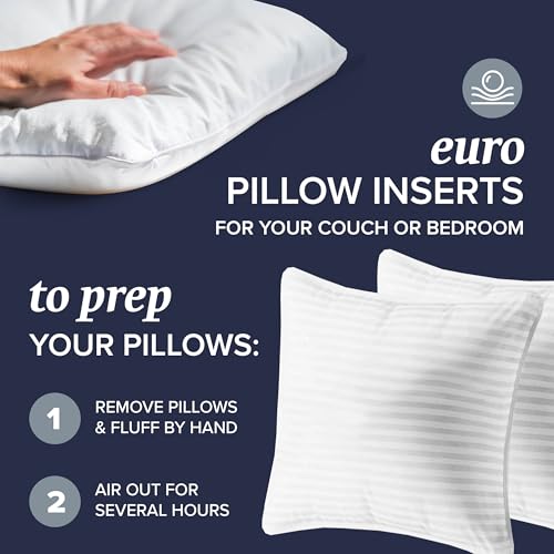 Bed Pillows Standard/Queen Size Set of 2 - Down Alternative Pillow for Sleeping F6851