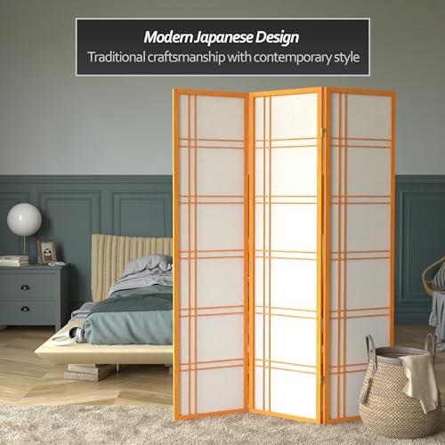 6 Panel Honey Room Divider D80902