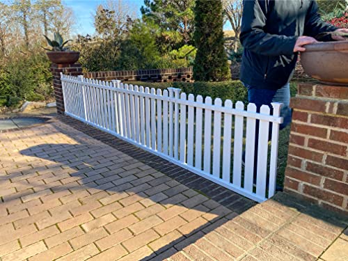 Puppy and Garden Fence Kit 2 Panels, White C1302