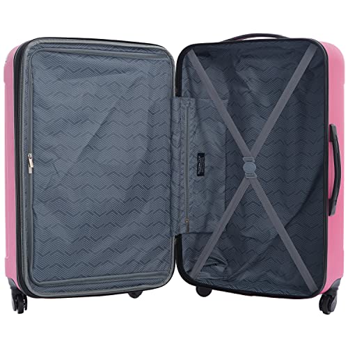 Hardside Luggage 4-Piece Set, Black D65508