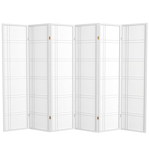 6 Panel Honey Room Divider D80902