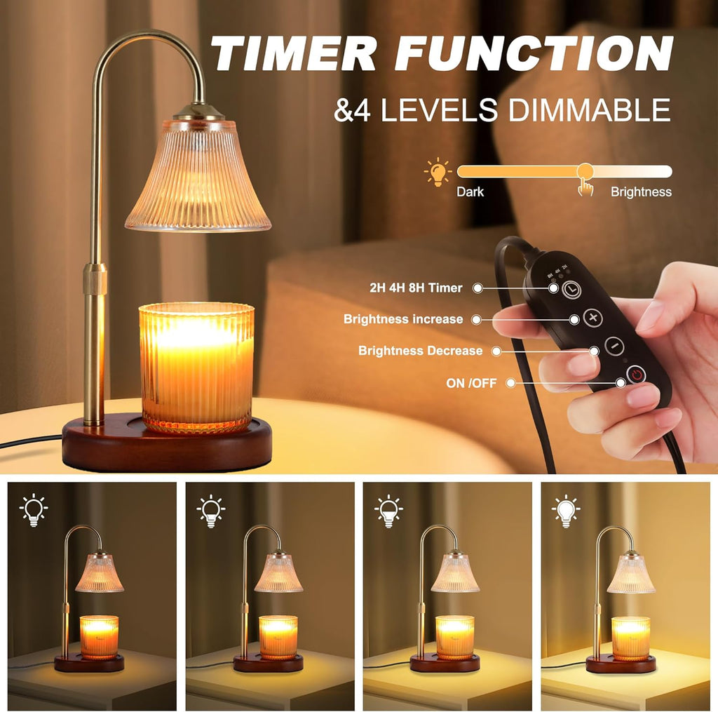 Candle Warmer Lamp with Timer and Dimmer G23084