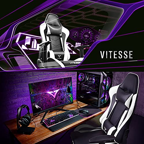 Gaming Chair High Back Ergonomic Racing Desk with Lumbar Support and Headrest C983