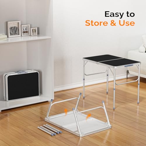 3ft Aluminum Folding Camping Table with Carrying Handle O3096