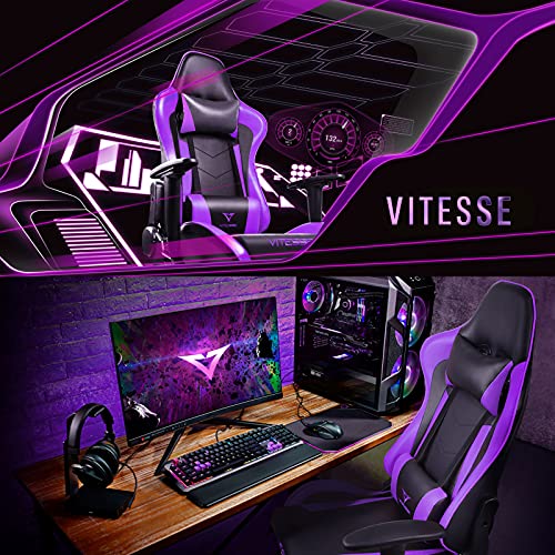 Gaming Chair High Back Ergonomic Racing Desk with Lumbar Support and Headrest C983
