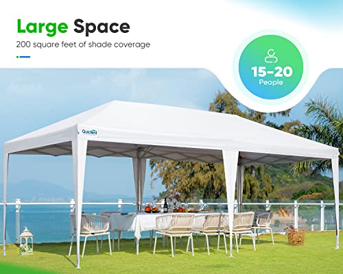 Pop up Canopy Tent 10x20ft Waterproof with Roller Bag B932