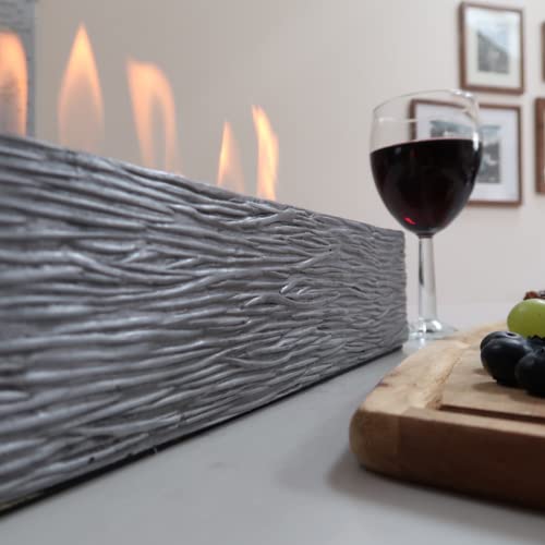 Large Rectangle Tabletop Fire Pit - Portable Bioethanol Fireplace for Indoor & Garden O466