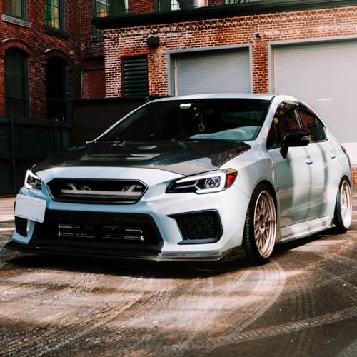 Projector Headlights with Sequential LED Turn Signal for 2015-2021 Subaru WRX STI Halogen, Pair W794492