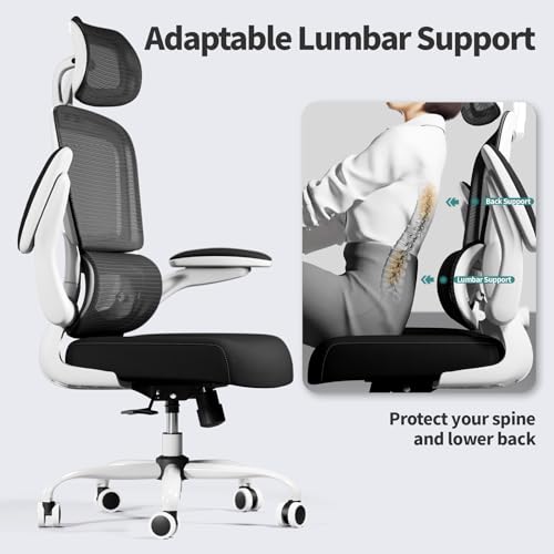 Ergonomic Mesh Office Chair with Wheels, High Back, 330 LBS Capacity A84765