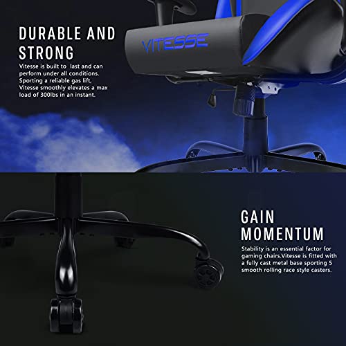Gaming Chair High Back Ergonomic Racing Desk with Lumbar Support and Headrest C983