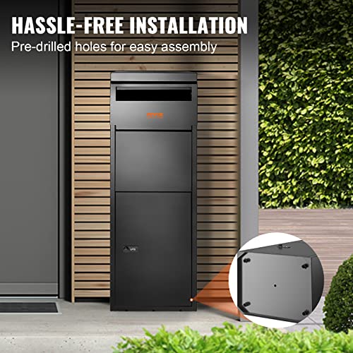 Galvanized Steel Package Delivery Box with Coded Lock, IPX3 Waterproof P292