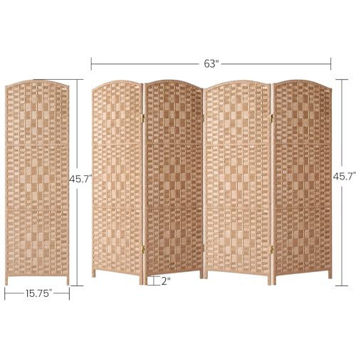 3 Panel Folding Room Divider, Dark Mocha Privacy Screen K453