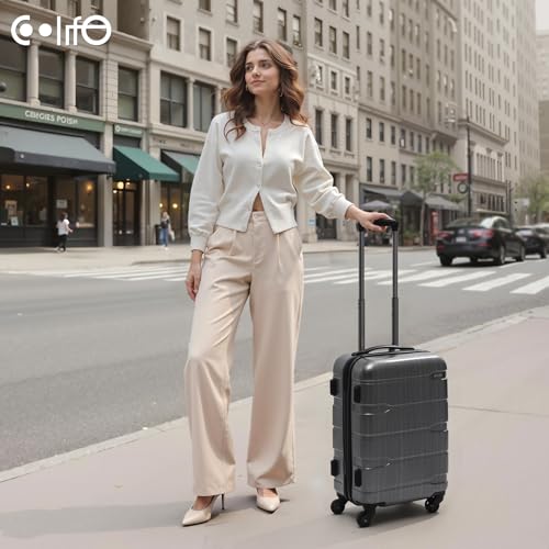 PC+ABS Spinner Suitcase with TSA Lock, 20/24/28 Inch Carry-On E252731