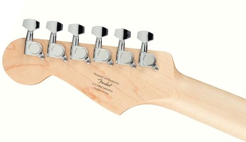 Stratocaster Electric Guitar Bundle with Amplifier, Gig Bag, Strap, Cable, Picks, and DVD F102