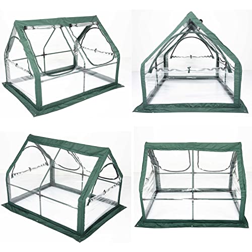 Portable Greenhouse for Garden Bed with PVC Cover R560397