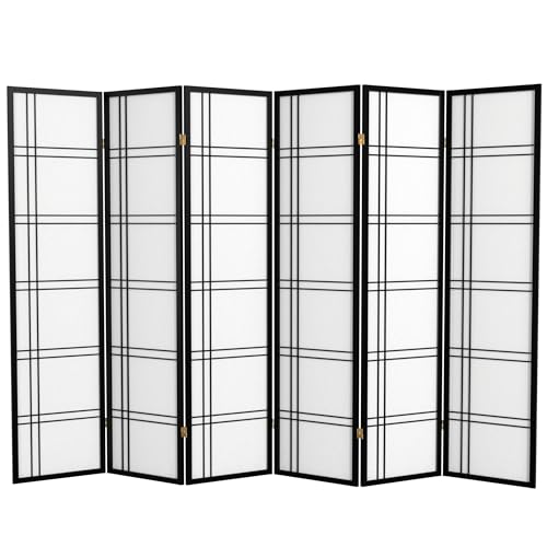 6 Panel Honey Room Divider D80902
