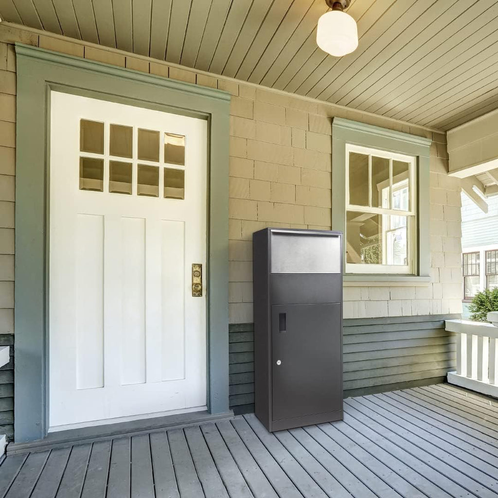 Large Steel Parcel Drop Box with Lock O79328