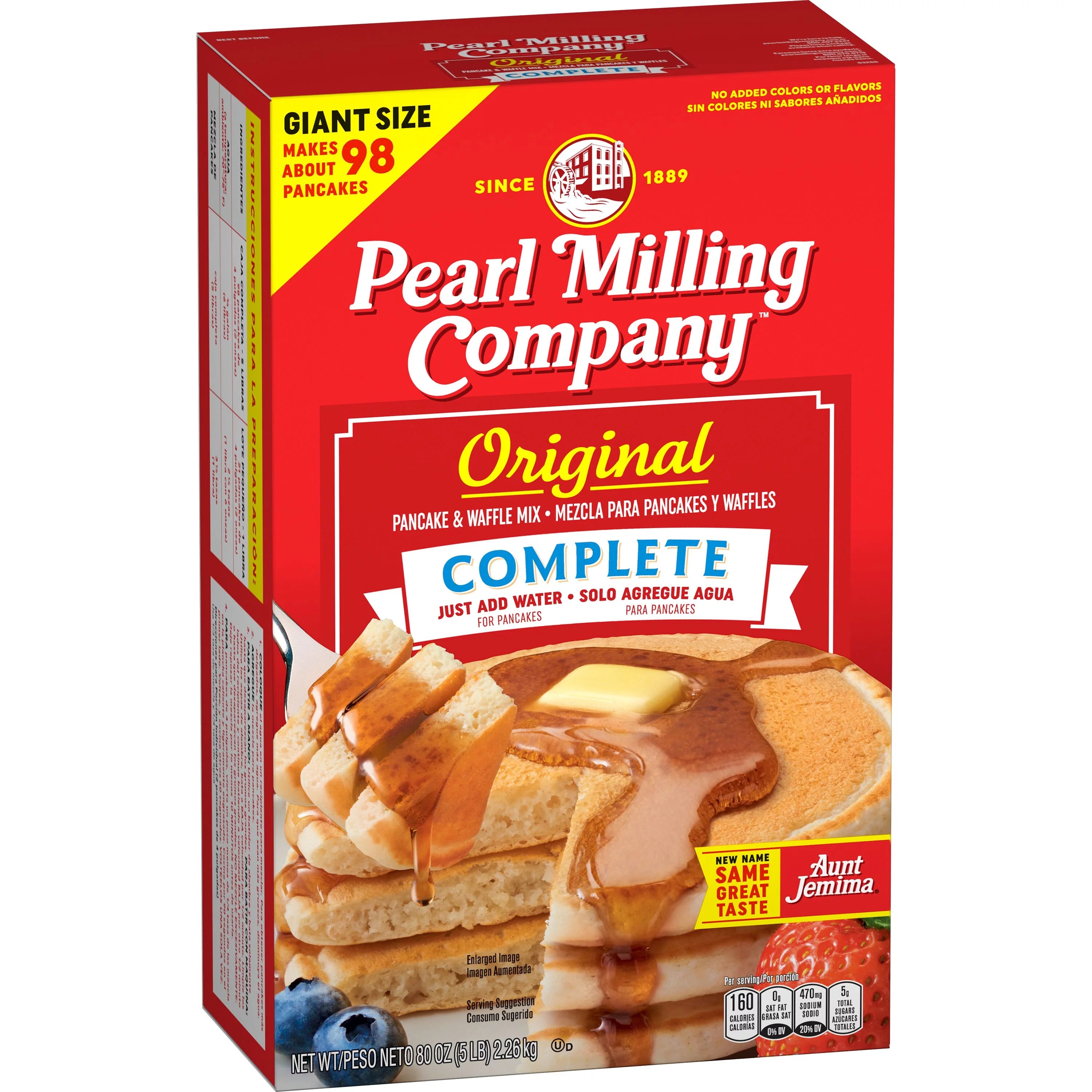 Pancake Mix, 5 lbs. (2 Pack) H75384