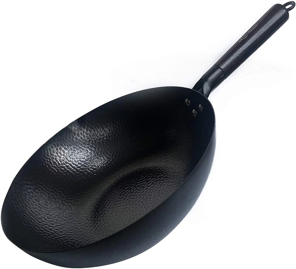 Carbon Steel Wok for Electric, Induction and Gas Stoves S33551