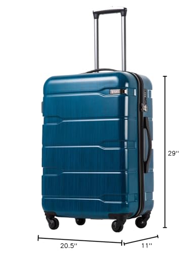 PC+ABS Spinner Suitcase with TSA Lock, 20/24/28 Inch Carry-On E252731