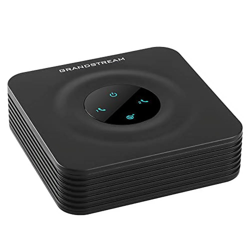 2 Port Analog Telephone Adapter VoIP Phone, Black E5809