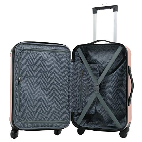 Hardside Luggage 4-Piece Set, Black D65508