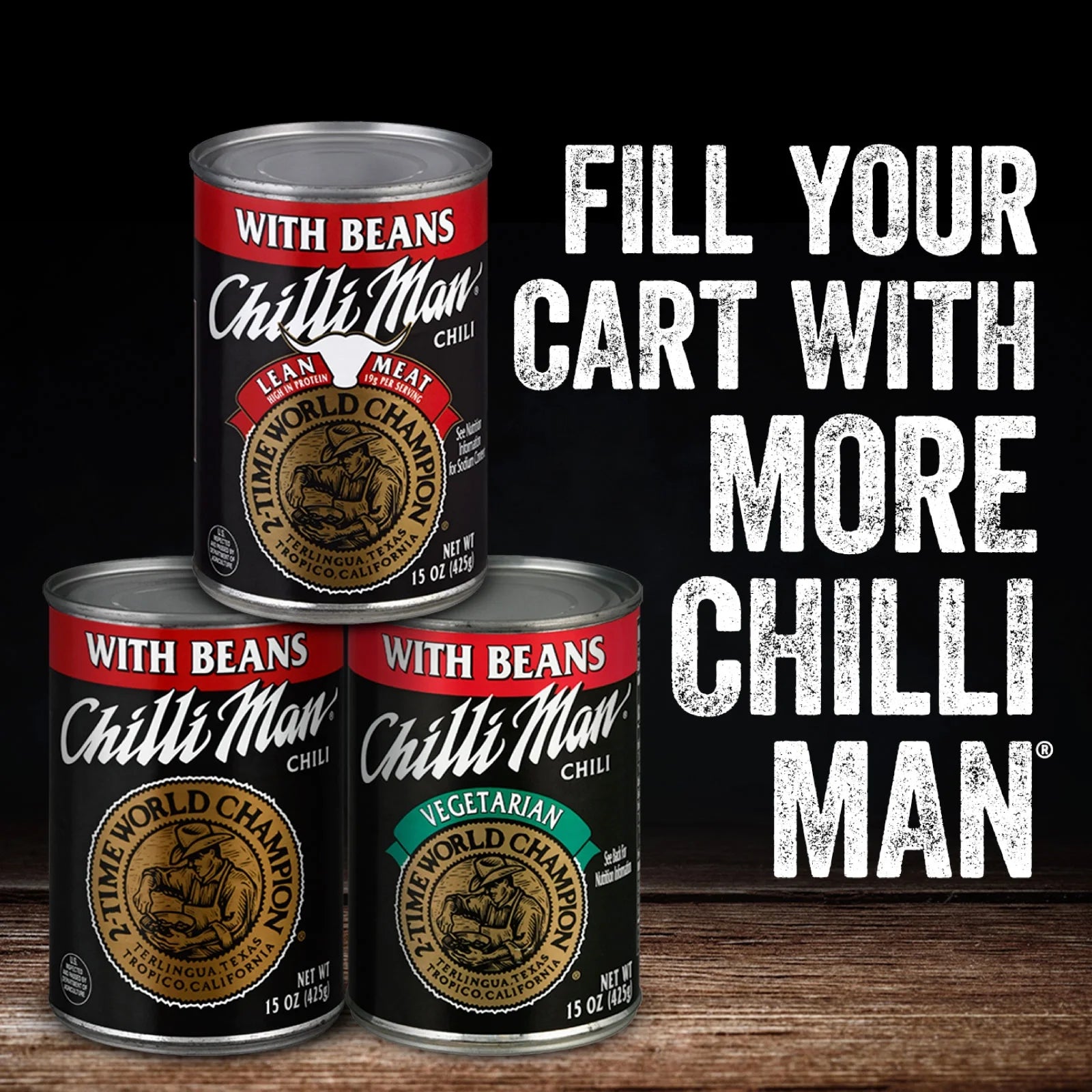 Vegetarian Chili with Beans, 15 Ounce Can (12 Pack) L51618
