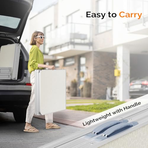 3ft Aluminum Folding Camping Table with Carrying Handle O3096
