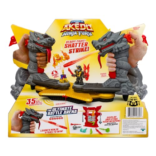 Ninja Star Battle Arena with 2 Exclusive Warriors, Weapons Rack & 6 Ninja Star Discs X35389