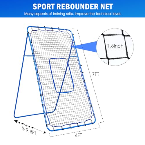 Volleyball Baseball Softball Rebounder Net for Backyard Training R2731