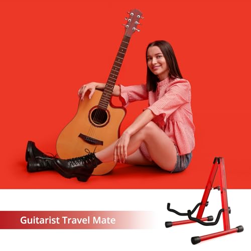 Wood Guitar Stand Foldable for Acoustic Electric Bass V5101