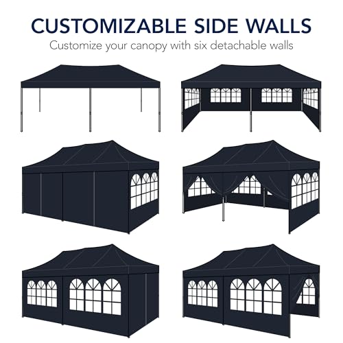 10x20 Party Tent, Waterproof Outdoor Canopy with Sidewalls S901683