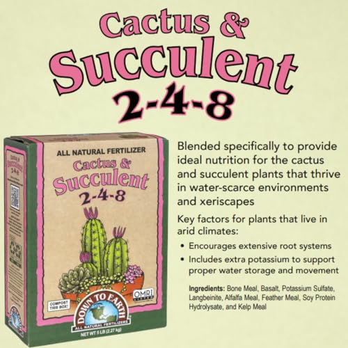Cactus & Succulent Fertilizer 2-4-8, 1 lb D938