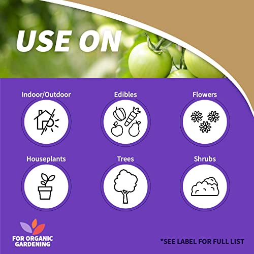 Neem Oil Spray, 32 oz, Multi-Purpose Fungicide and Insecticide for Organic Gardening U318