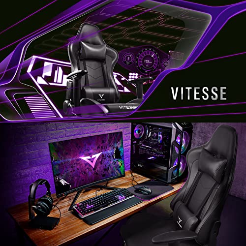 Gaming Chair High Back Ergonomic Racing Desk with Lumbar Support and Headrest C983