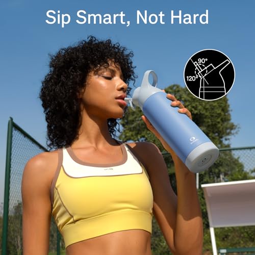 Insulated Water Bottle with Straw, 24 oz, Leakproof, BPA-Free B201134