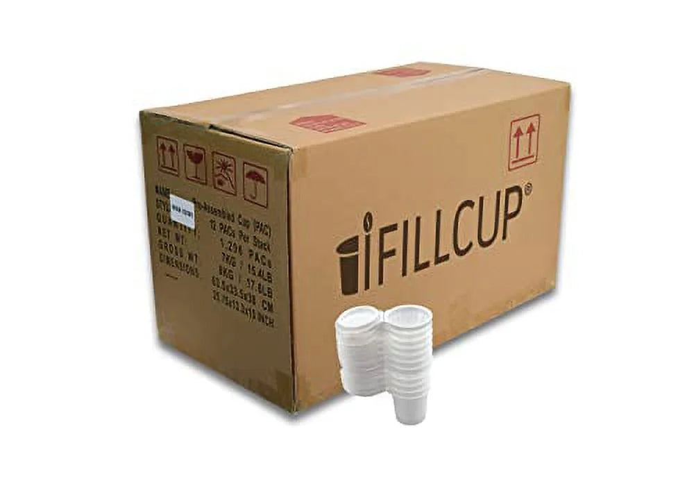 White 1296 Count Single Serve Coffee Pods, Recyclable, Airtight O554070
