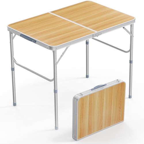 3ft Aluminum Folding Camping Table with Carrying Handle O3096