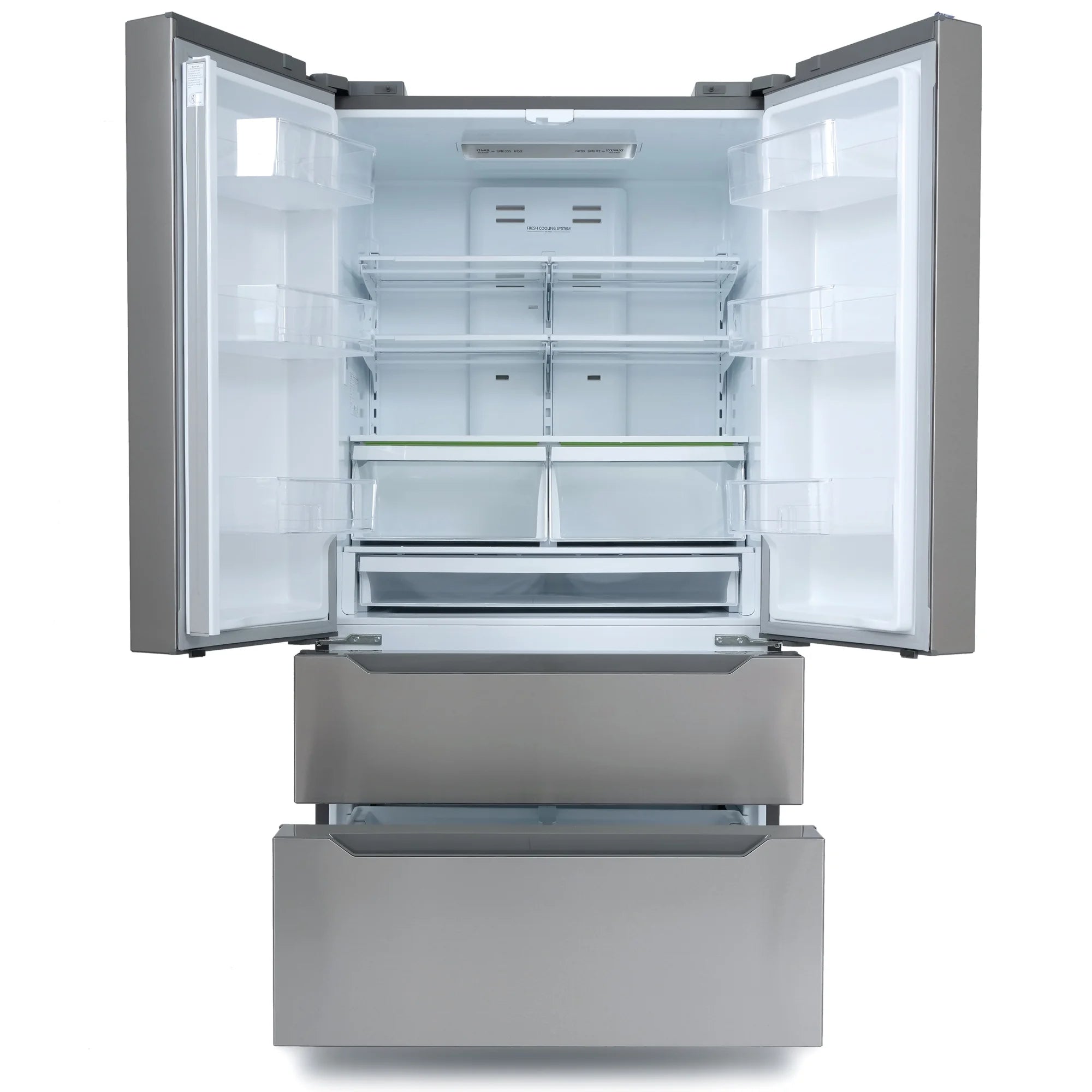 2 Piece Kitchen Appliance Package with 30" Gas Range & French Door Refrigerator G9093