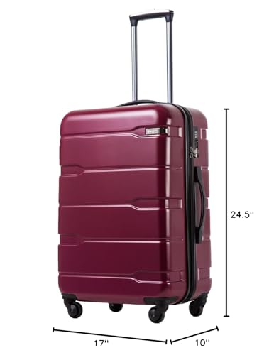 PC+ABS Spinner Suitcase with TSA Lock, 20/24/28 Inch Carry-On E252731
